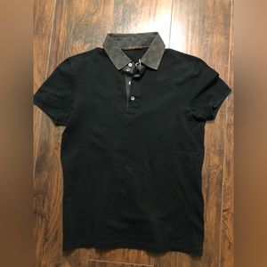 Louis Vuitton Damier Graphite Collar Polo Shirt Size XS